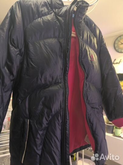 Пуховик для девочки 140