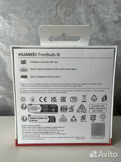 Наушники huawei freebuds 6i