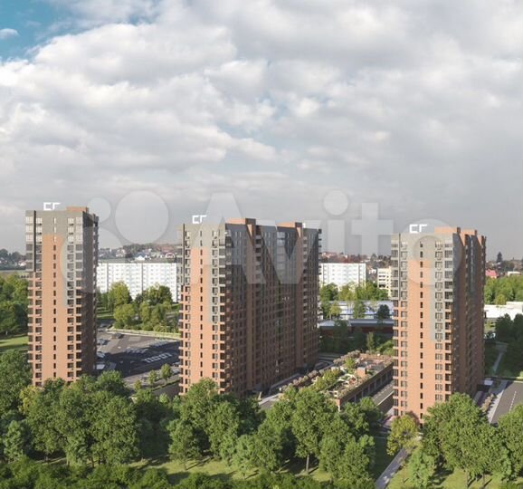 2-к. квартира, 69,7 м², 16/19 эт.
