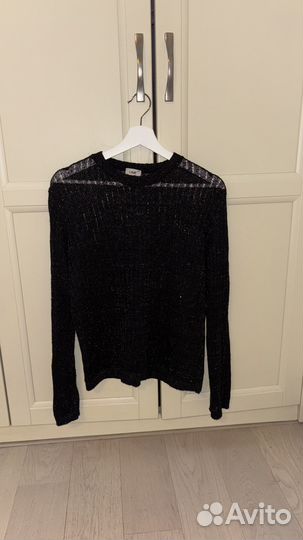 Полупрозрачный блестящий джемпер lime