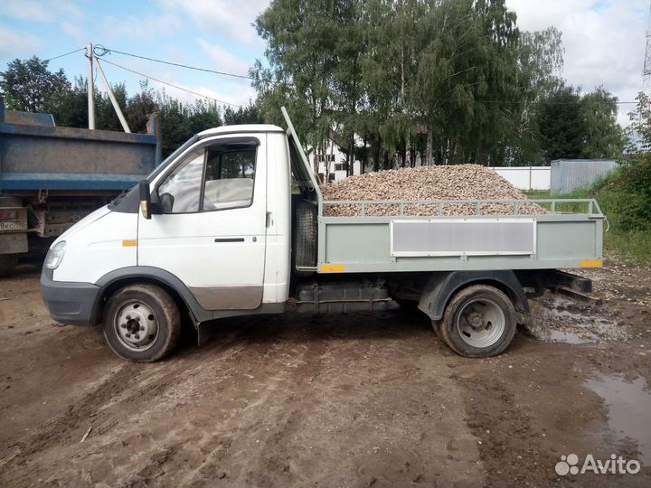 Чернозем, песок,щебень,дрова