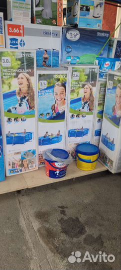 Каркасный бассейн новый