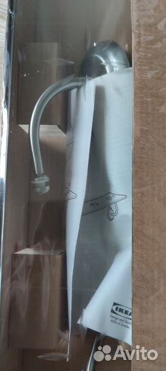 Стеклянная полка в ванную Lillholmen IKEA