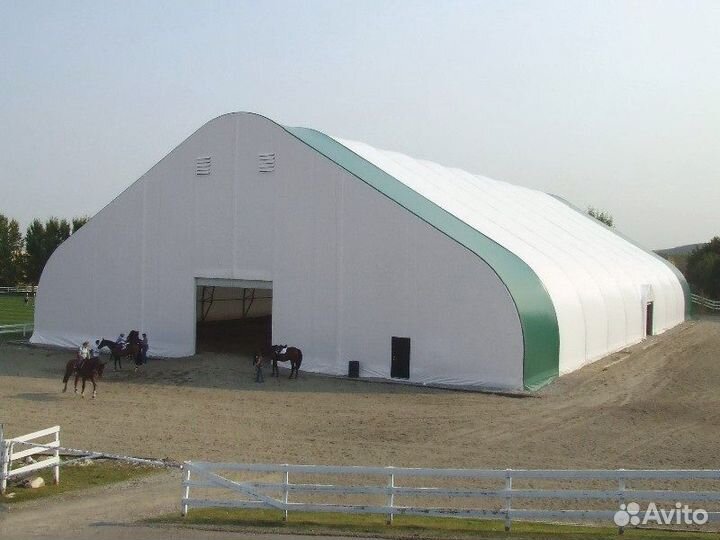Конный манеж, ангар для спорта (18 х 36 х 8 м)