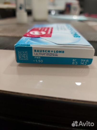 Контактные линзы Bausch + Lomb -1.50, 8.5, 1 мес