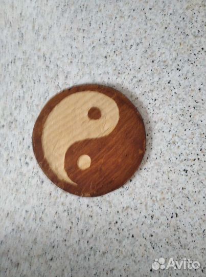 Подставка под кружку/бокал инь-ян
