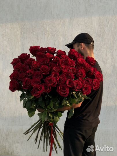 Метровая Роза 100 120 см