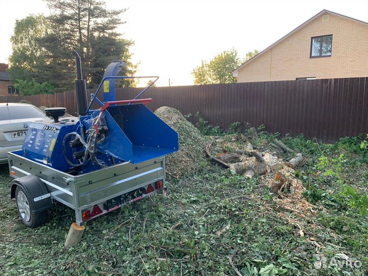 Аренда измельчителя веток, дробилка