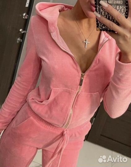 Велюровый плюшевый костюм Lior, XS-S