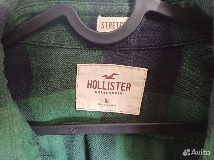 Рубашка Hollister клетка XL