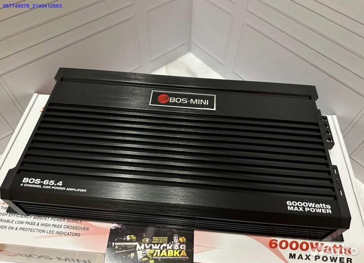 Новый усилитель BOS-mini 65.4 6000W