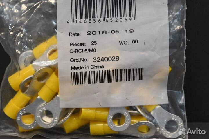 Phoenix contact 3240029 C-RCI 6/M6 новый, 150 шт