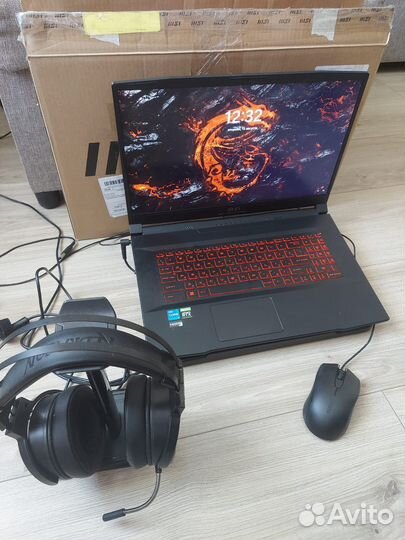 Ноутбук Katana GF76 12UC-265XRU