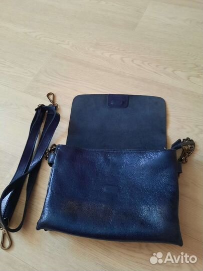 Сумка клатч натуральная кожа