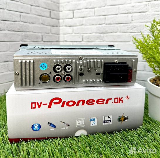 Магнитола 1 din с bluetooth pioneer арт986