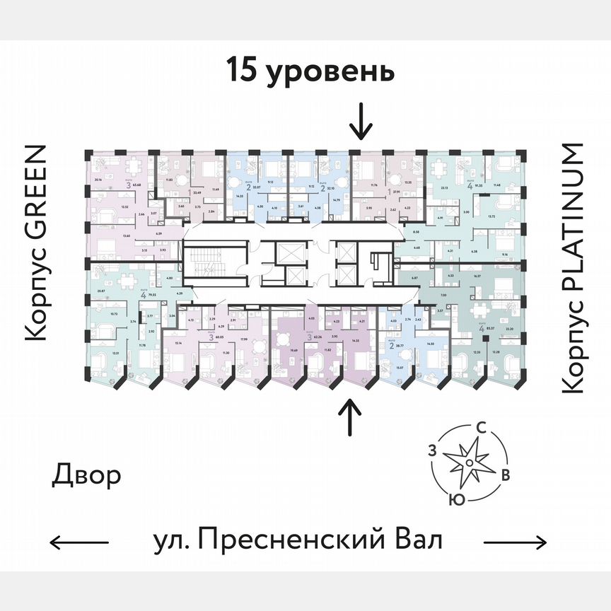 2-к. квартира, 38,8 м², 15/27 эт.