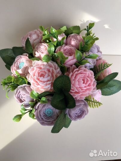 Букет цветов из мыла