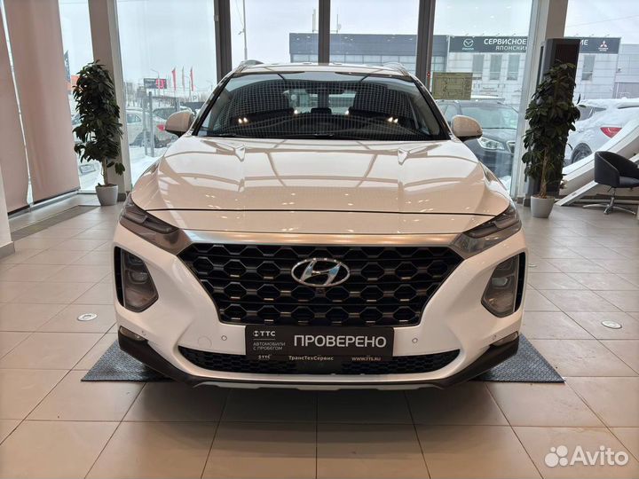 Hyundai Santa Fe 2.2 AT, 2018, 46 611 км