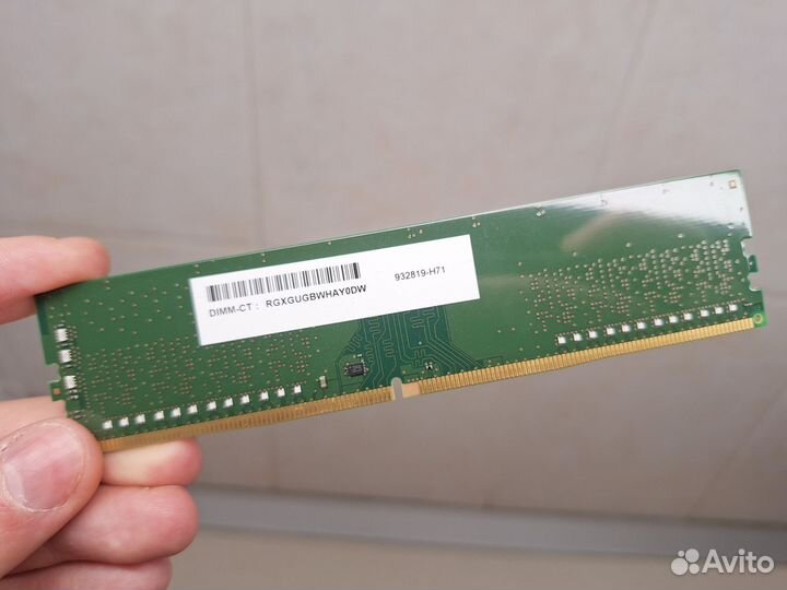 Память озу 1x8gb ddr4 Kingston 2666mhz