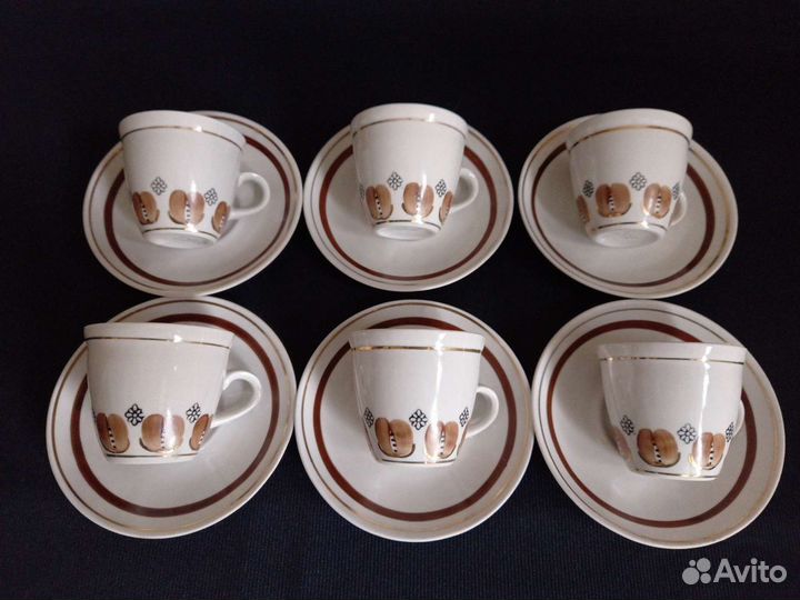 Кофейные пары 6 шт СССР