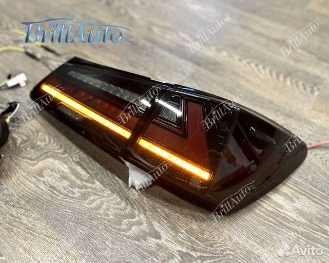 Задние фонари Lexus IS 05-12 черные LED тюнинг