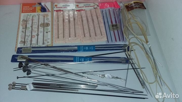 Крючки и спицы для вязания