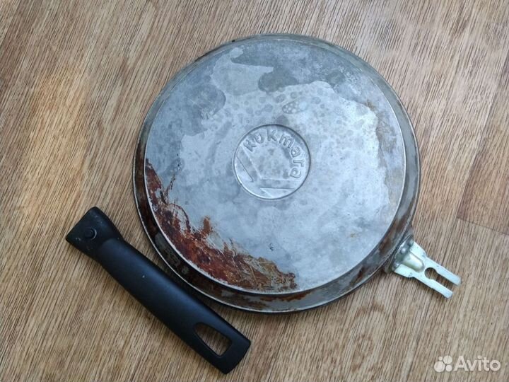 Сковорода kukmara 23 см, блинная литая алюминиевая