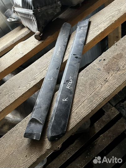 Молдинг двери задний L R широкий Hyundai Accent