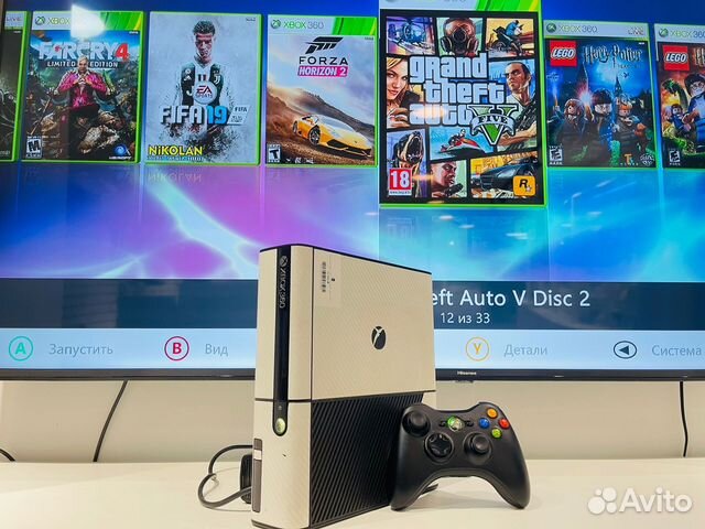 Xbox 360 Slim 250gb FreeBoot много игр