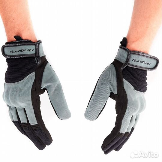 Dragonfly Мотоперчатки quad Black-Dark L