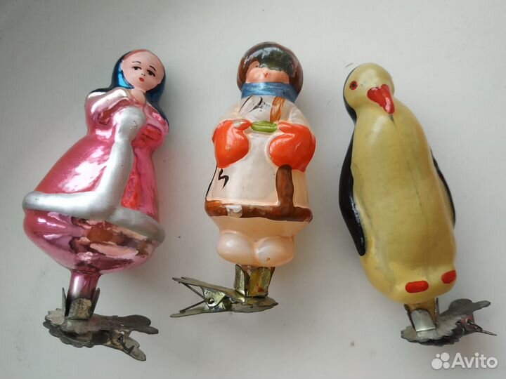 Елочные игрушки старинные