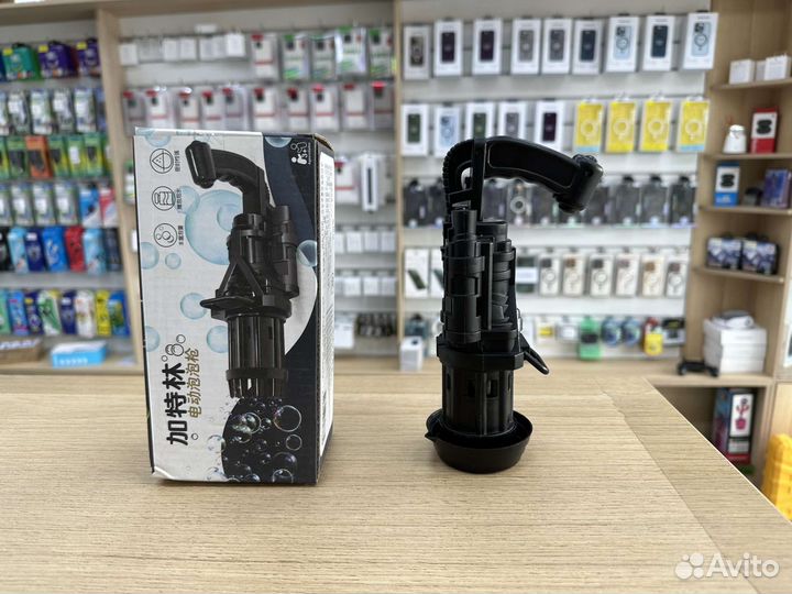 Пулемет пускает мыльные пузыри