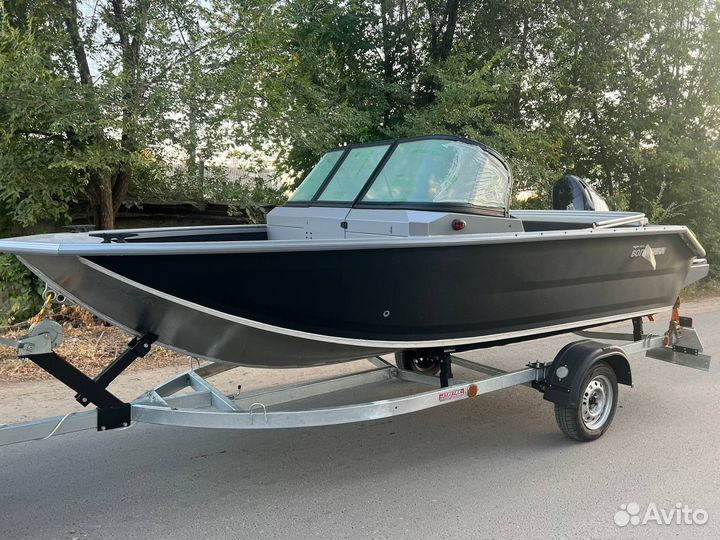 Volzhanka 46 suzuki DF60ATL с прицепом все новое