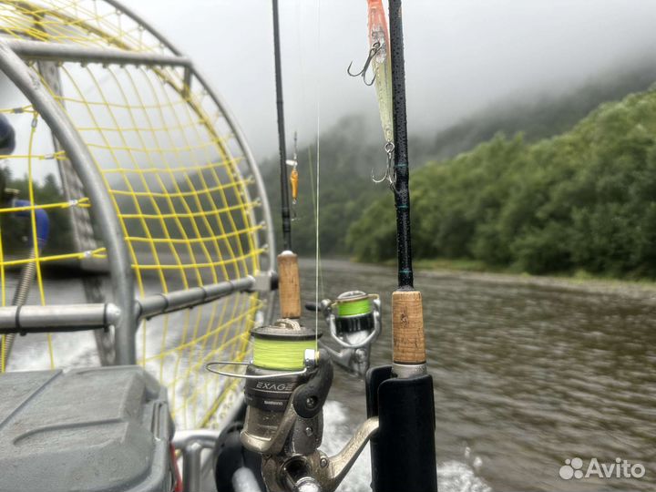 Выезд на лодке горная рыбалка