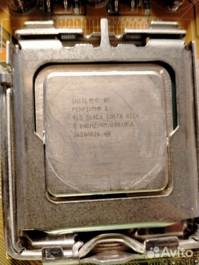 Материнка asus PSL02 + Intel Pentium D + 3гб озу