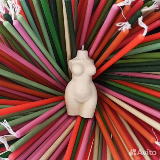 Свечи восковые ручной работы не церковные