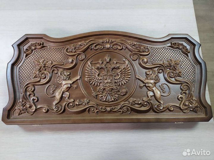 Нарды резные герб бук