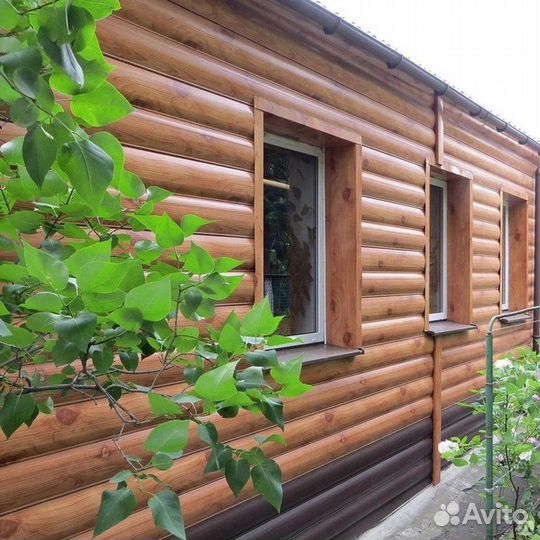 Сайдинг металлический под дерево