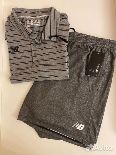 Спортивные поло и шорты New Balance р. L