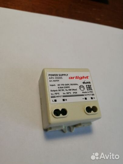 Блок питания ARV-05005 DC 5V 1A, 5W
