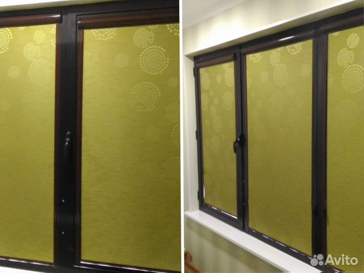 Рулонные шторы на окна в мансарду