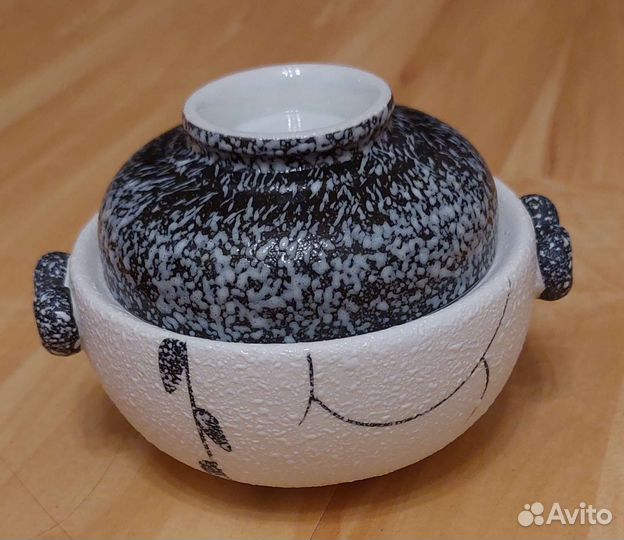 Гайвань с блюдцем керамический, ручная роспись