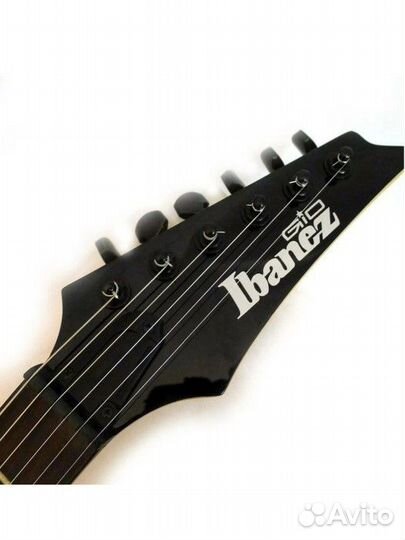 Электрогитара Ibanez GIO GRG121DX-BKF black flat