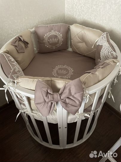 Бортики в детскую кроватку бу