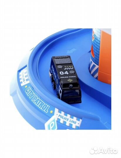 Полицейская парковка синий/ белый