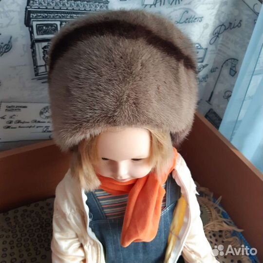 Шапка норковая женская