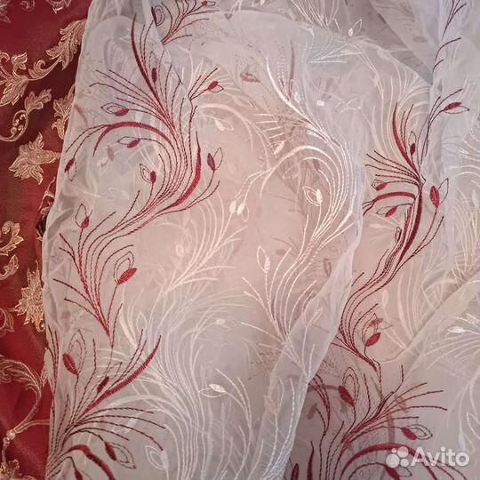 Комплект шторы и тюль