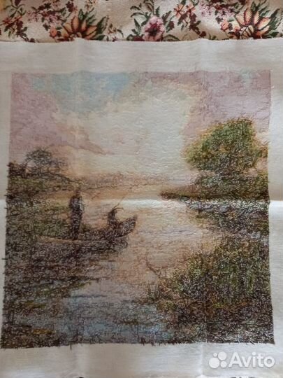 Картина вышитая крестом