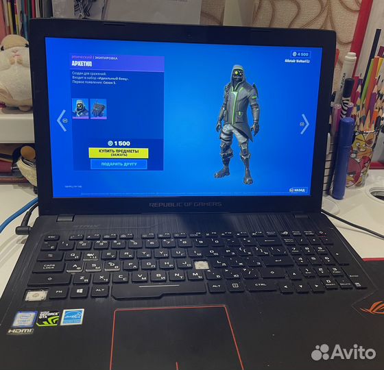 Игровой ноутбук asus ROG gl553vd-FY072T