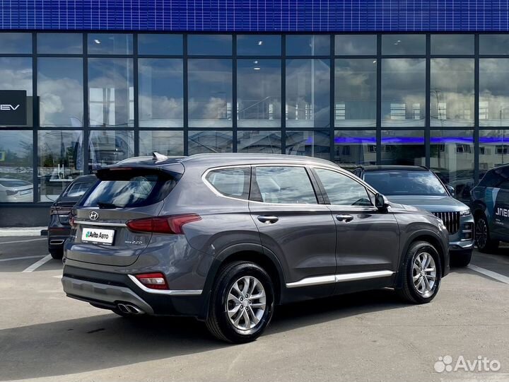 Hyundai Santa Fe 2.2 AT, 2019, 65 146 км